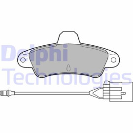 Комплект гальмівних колодок з 4 шт. дисків DELPHI lp853