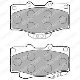 DELPHI lp854 Комплект тормозных колодок из 4 шт. дисков DELPHI lp854