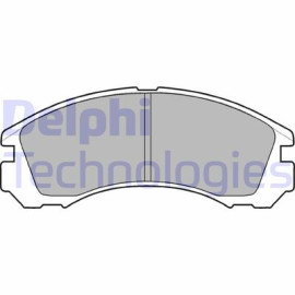 DELPHI lp871 Комплект тормозных колодок из 4 шт. дисков DELPHI lp871