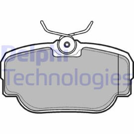 DELPHI lp914 Комплект гальмівних колодок з 4 шт. дисків DELPHI lp914