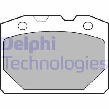 Комплект гальмівних колодок з 4 шт. дисків DELPHI lp92