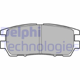 Комплект тормозных колодок из 4 шт. дисков DELPHI lp954