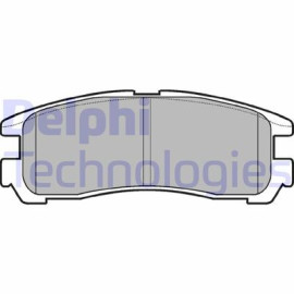 Комплект гальмівних колодок з 4 шт. дисків DELPHI lp955