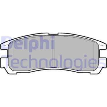 Комплект тормозных колодок из 4 шт. дисков DELPHI lp955
