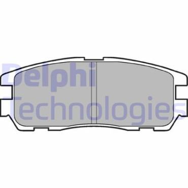 Комплект гальмівних колодок з 4 шт. дисків DELPHI lp965