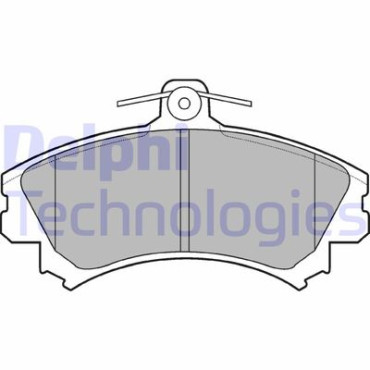 Комплект тормозных колодок из 4 шт. дисков DELPHI lp993