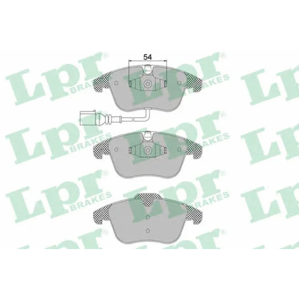 Комплект гальмівних колодок LPR 05p1392