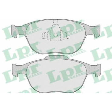 Комплект гальмівних колодок LPR 05p906