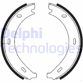 Комплект тормозных колодок из 4 шт. барабанов DELPHI ls1902