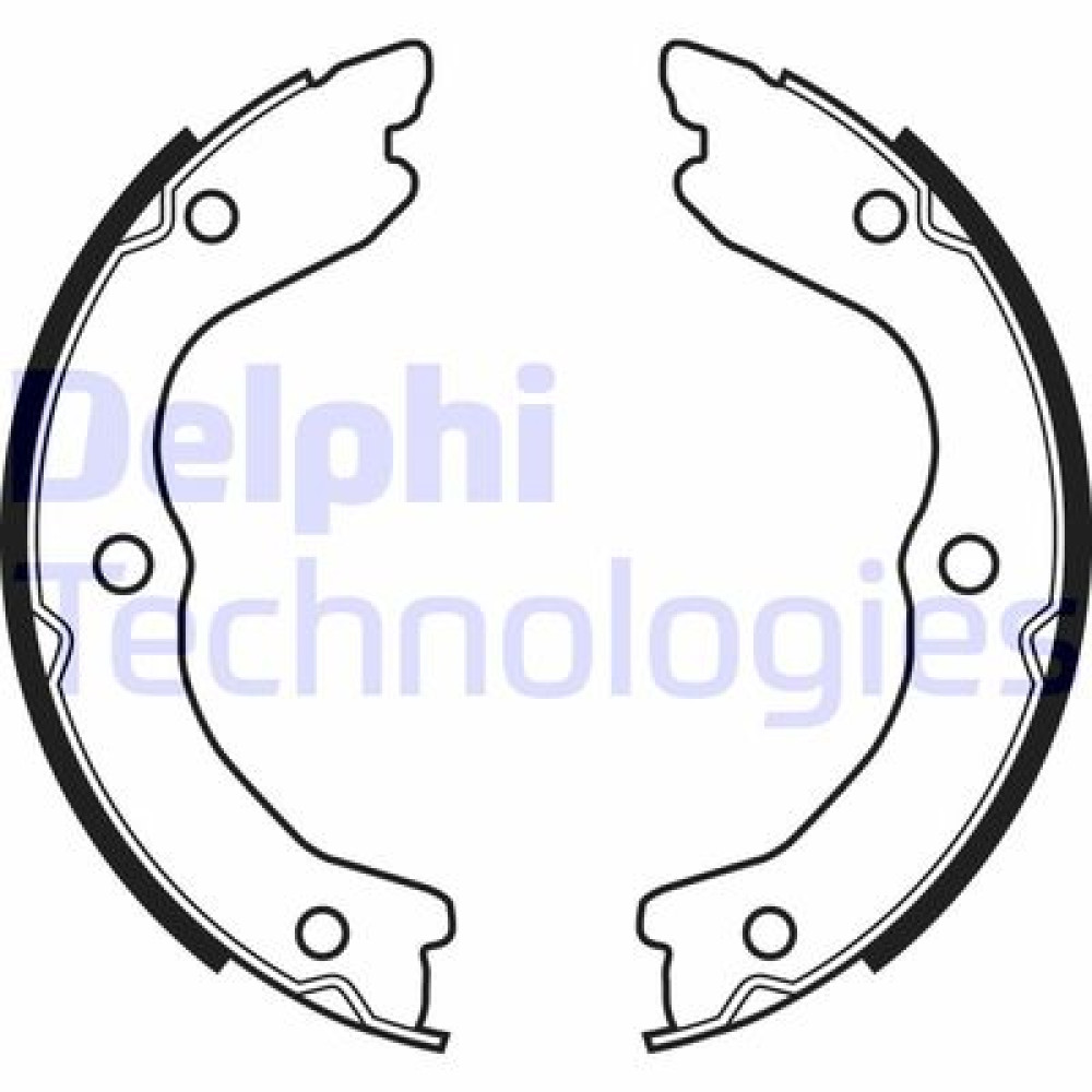 Гальмівні колодки барабані DELPHI ls2038