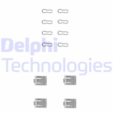 Комплект гальмівних колодок з 4 шт. дисків DELPHI lx0075