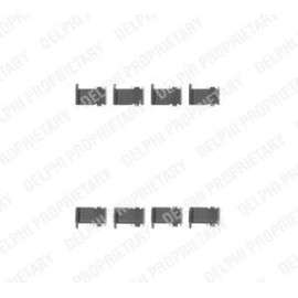Комплект монтажний колодок DELPHI lx0226