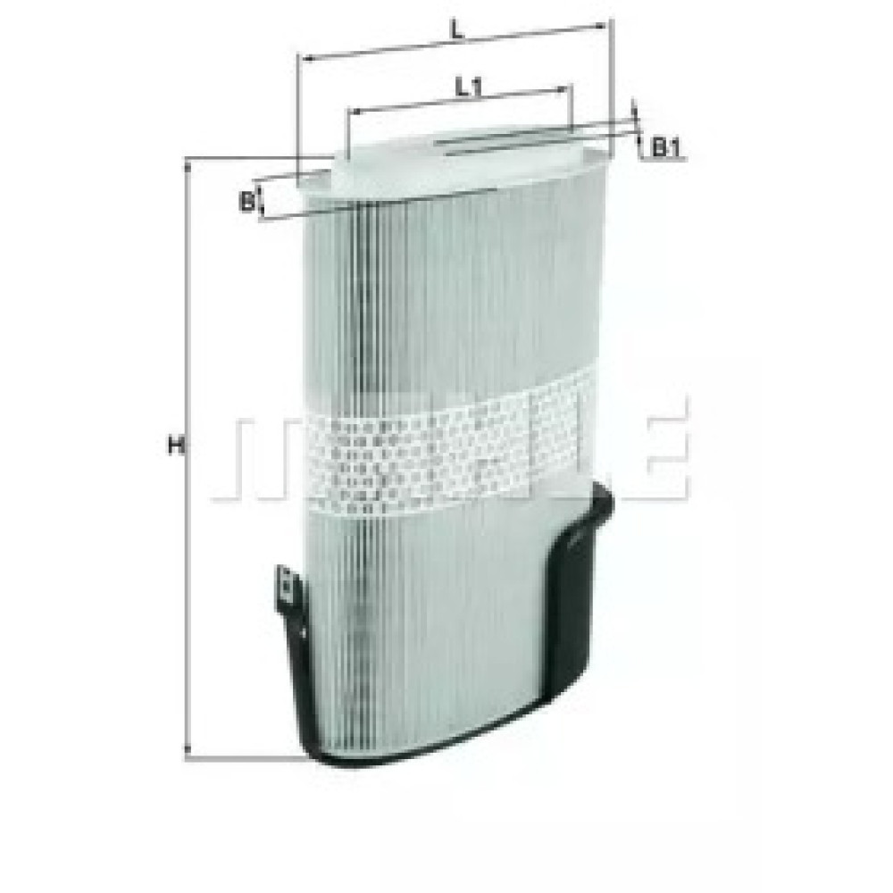 Фільтр повітряний MAHLE / KNECHT lx10096