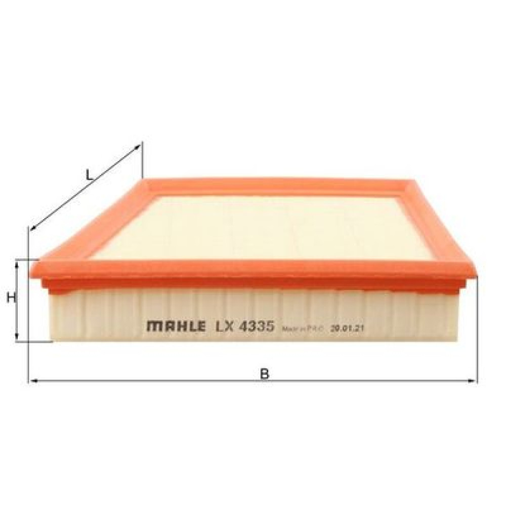 Фільтр повітряний MAHLE / KNECHT lx4335
