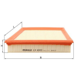 Фільтр повітряний MAHLE / KNECHT lx4335
