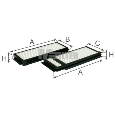 Фільтр салона M-FILTER k90092