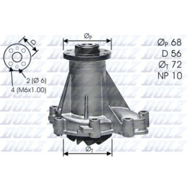 Насос системи охолодження DOLZ m276
