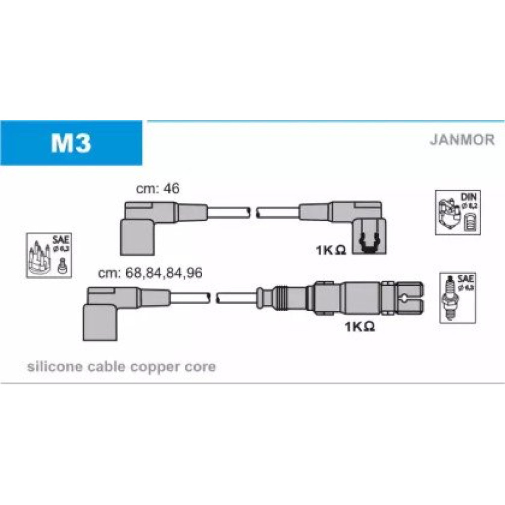 Комплект проводов Janmor m3