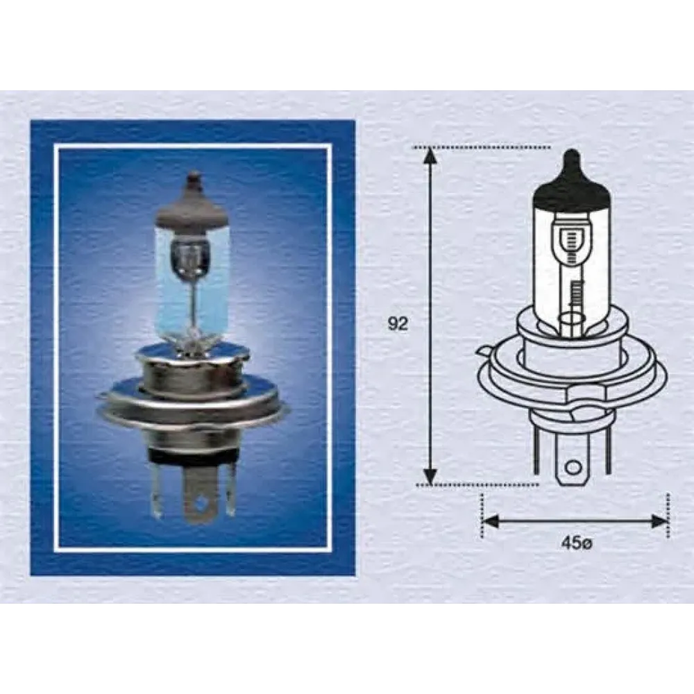H4 24 Лампа накаливания (H4 24V 70/75W) MAGNETI MARELLI 002156100000
