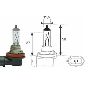 H8 12 Лампа розжарювання (H8 12V 35W) MAGNETI MARELLI 002547100000
