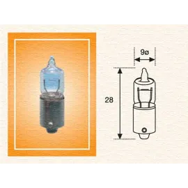 H6W 12 Лампа розжарювання (12V H6W) MAGNETI MARELLI 002701100000