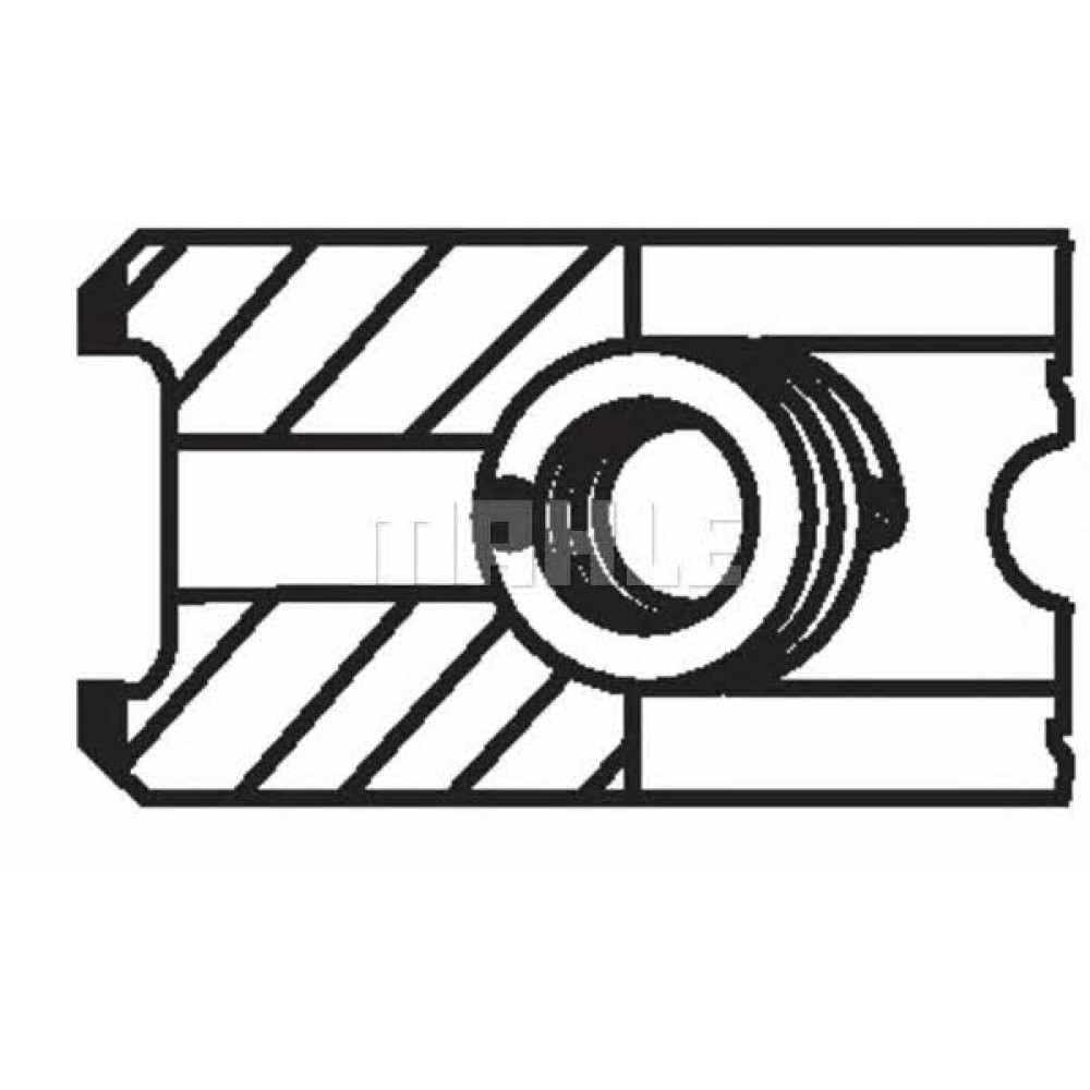 Комплект поршневих кілець MAHLE ORIGINAL 001rs001110n1