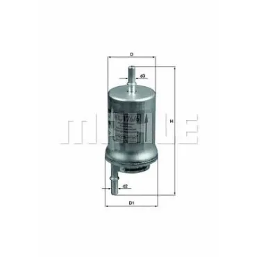 Фільтр паливний MAHLE kl1766d