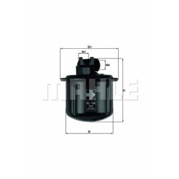 Фильтр топлива MAHLE kl108