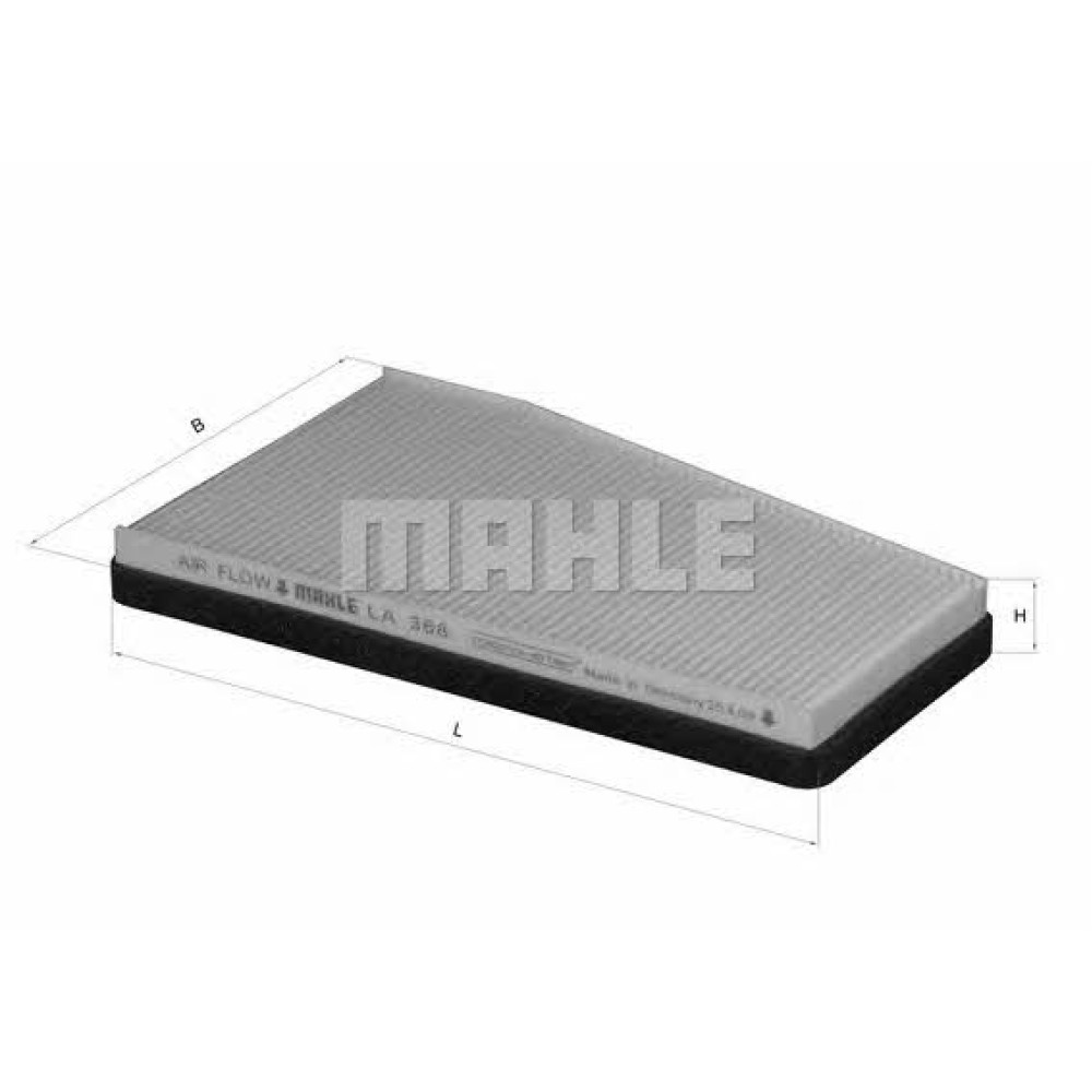 Повітряний фільтр салону MAHLE la368