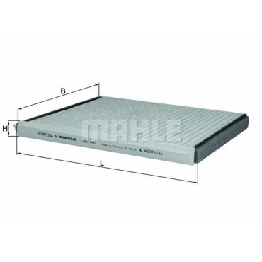 Повітряний фільтр салону MAHLE lak447