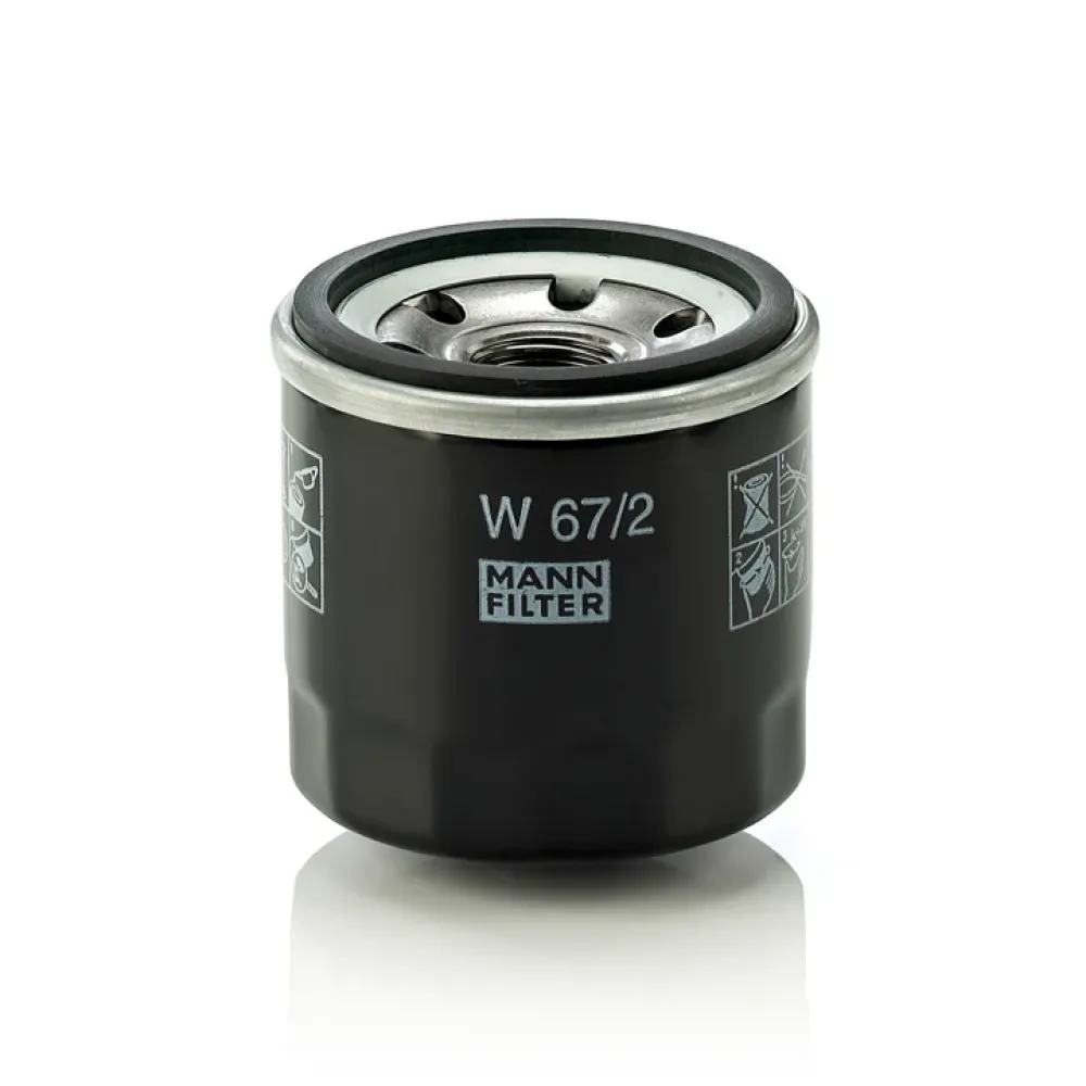 Фільтр оливи MANN-FILTER w67/2