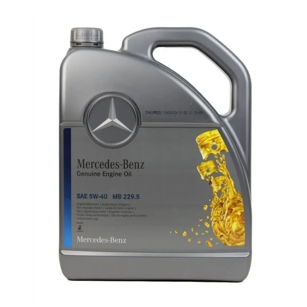 Моторна олива Mercedes MB 229.5 5W-40, 5л MERCEDES a000989210713