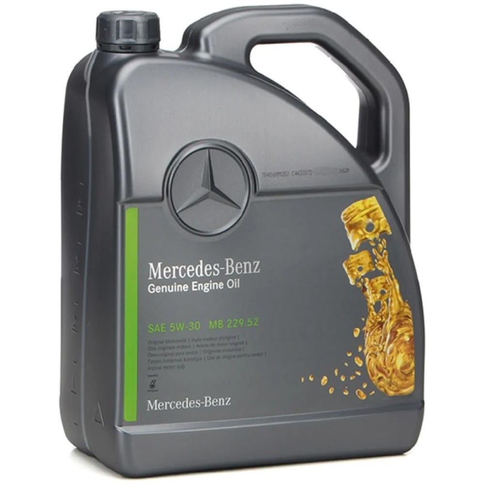 Олива моторна Benz MB 229.52 5W-30, 5 л MERCEDES a000989330913