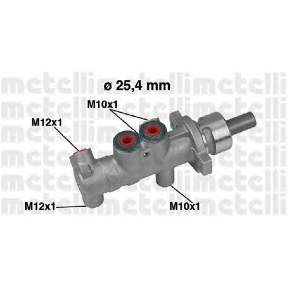Циліндр гідравлічний гальмівний METELLI 050415