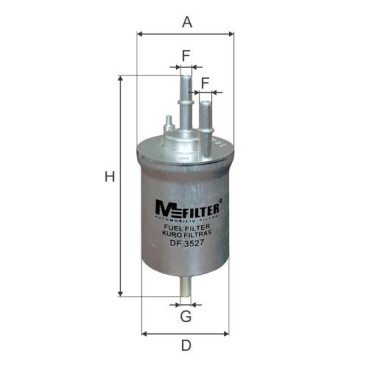 Фільтр паливний M-FILTER df3527