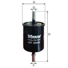 M-FILTER df3540 Фильтр топливный M-FILTER df3540