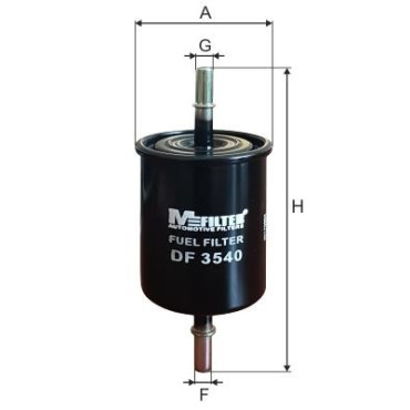 Фільтр паливний M-FILTER df3540