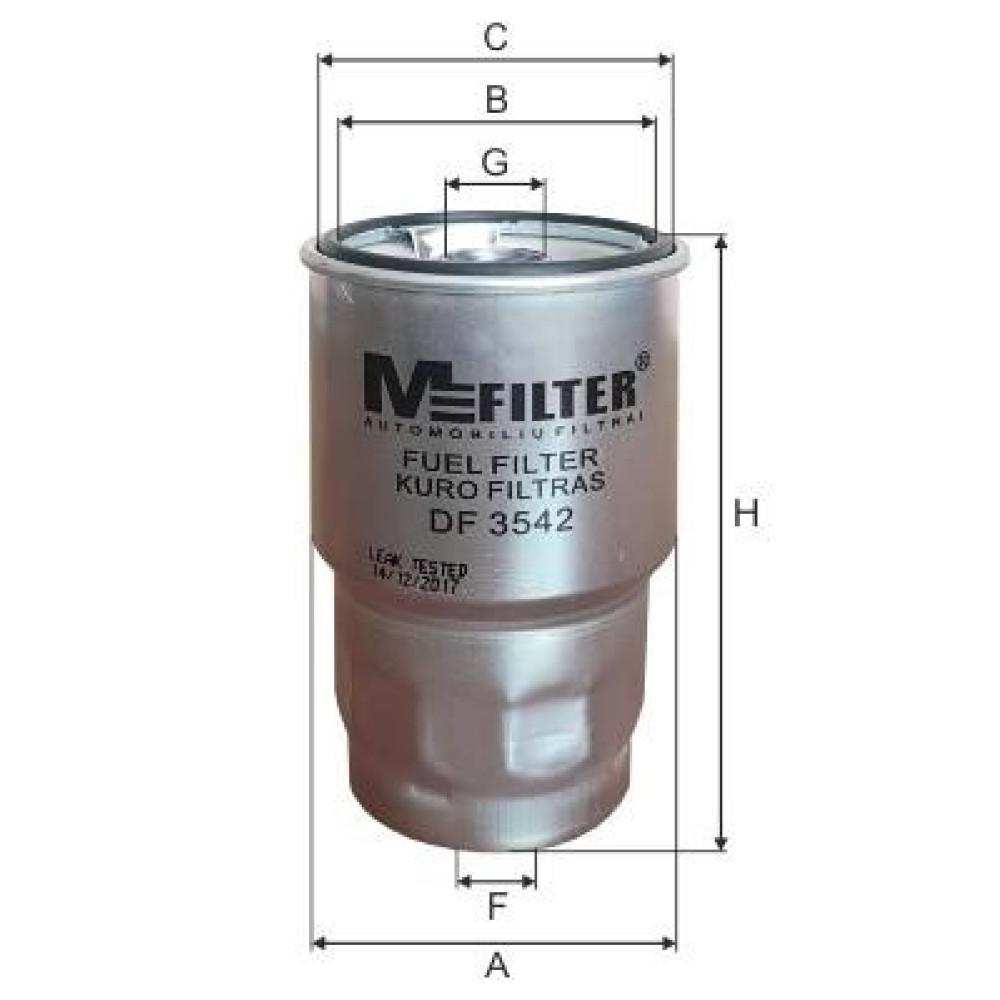Фільтр паливний M-FILTER df3542