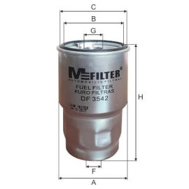 M-FILTER df3542 Фільтр паливний M-FILTER df3542