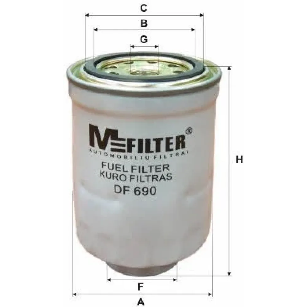 Фильтр топливный M-FILTER df690