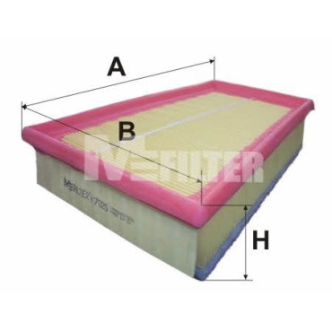 Фільтр повітряний M-FILTER k7025