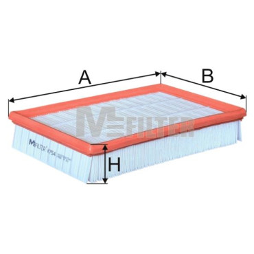 Фільтр повітряний M-FILTER k754