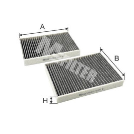 M-FILTER k9204c2 Фільтр салону / 7 вугільний комплект 2 шт. M-FILTER k9204c2