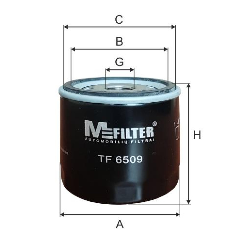 Фільтр масляний M-FILTER tf6509