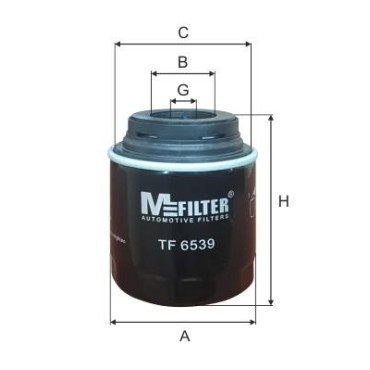 Фільтр масляний M-FILTER tf6539