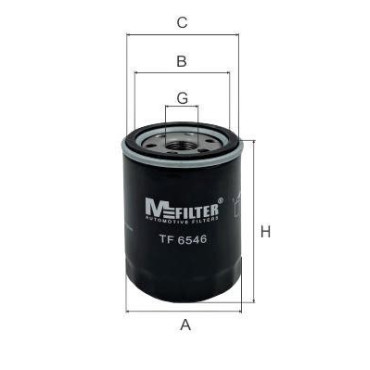 Фільтр масляний M-FILTER tf6546