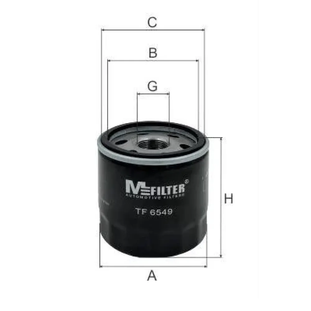 Фільтр масляний M-FILTER tf6549
