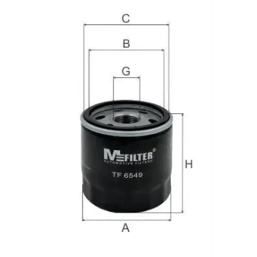 Фільтр масляний M-FILTER tf6549