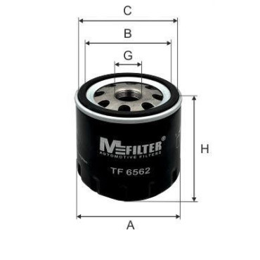 Фільтр масляний M-FILTER tf6562