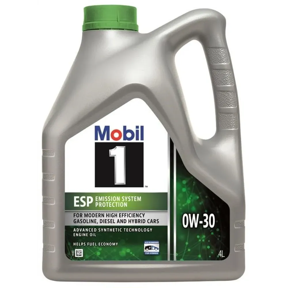 Моторна олива 1 ESP 0W-30, 4л. Mobil 153754